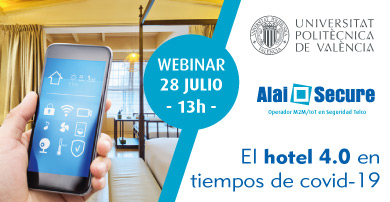 Alai Secure participa como ponente invitado en el webinar “El hotel 4.0 en tiempos de COVID-19”