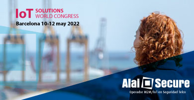 Alai Secure - Noticia: Alai Secure presenta en la nueva edición IoT Solutions World Congress sus últimas novedades en comunicaciones IoT